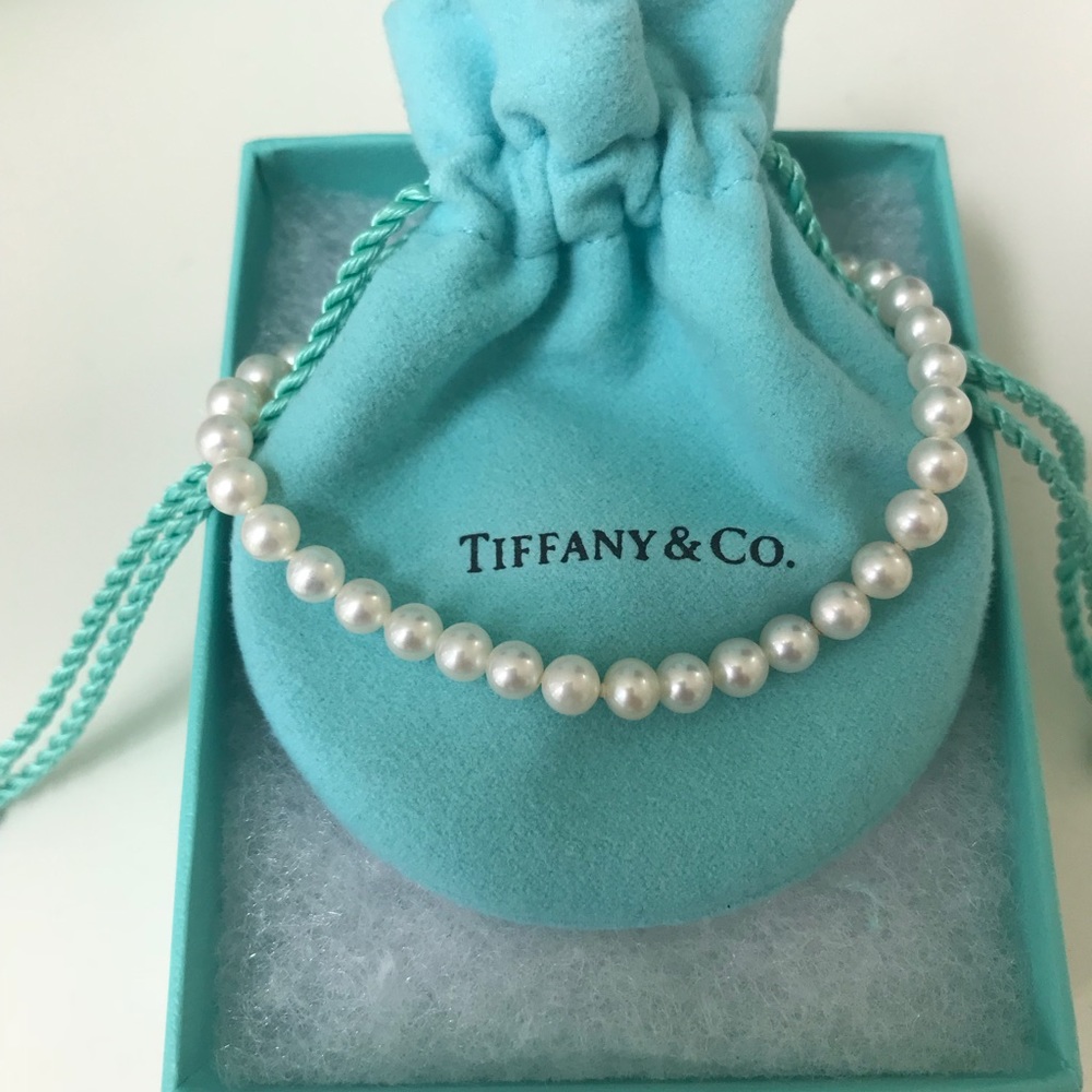 NEW Tiffany Ziegfeld Collection Pearl Bracelet